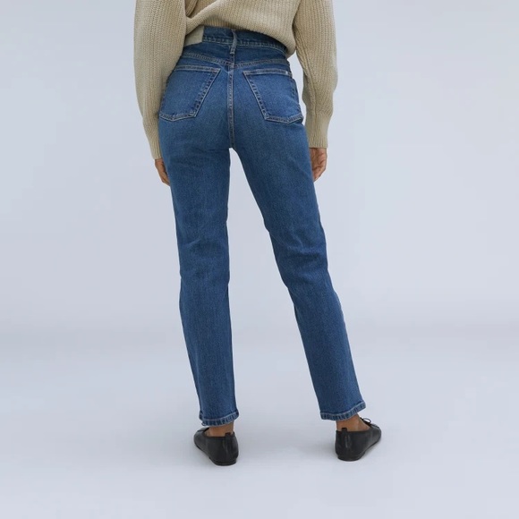 Everlane The Original Cheeky Jean, Crop/Ankle, Washed Midnight, 28 - Picture 2 of 5
